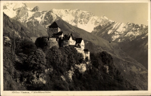 KP Vaduz Liechtenstein, zamek