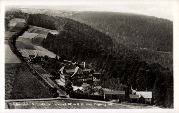 Ak Bad Liebenzell im Schwarzwald, Fliegeraufnahme