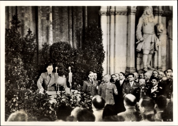 Photo Vienna, opening of the Grillparzer exhibition by Reich Governor von Schirach