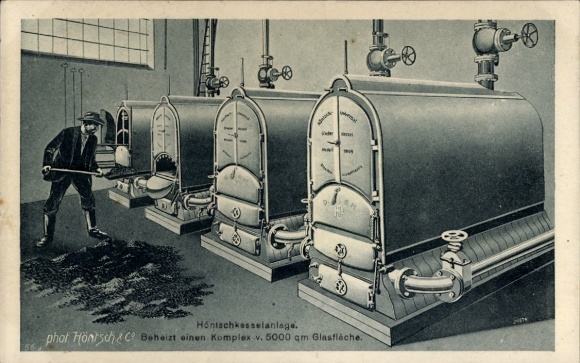 Ak Höntschkessel, Höntsch & Co., Spezialfabrik Gewächshausbau Heizungsanlagen, Dresden Niedersedlitz
