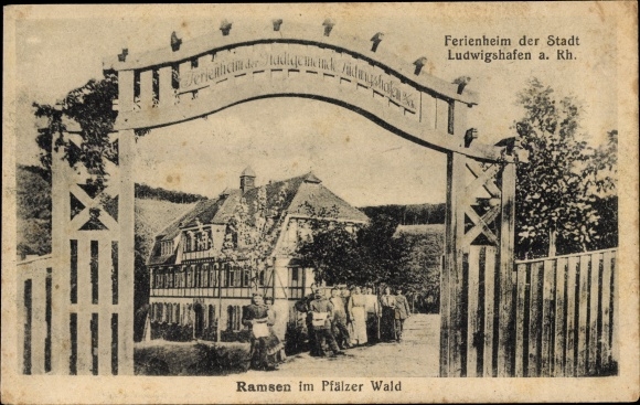 Ak Ramsen in der Pfalz, Ferienheim der Stadt Ludwigshafen am Rhein