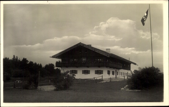 Postcard Königsdorf in Upper Bavaria, Highland Camp, HJ Comradeship House of the Highland Region