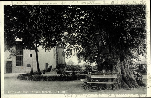 PC Lavelsloh Diepenau in Lower Saxony, war memorial