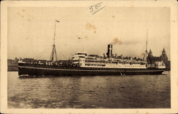 Ak Passagierschiff SS Alesia, Fabre Line
