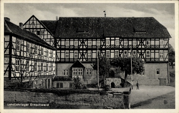 Ak Ermschwerd Witzenhausen an der Werra, Landjahrlager