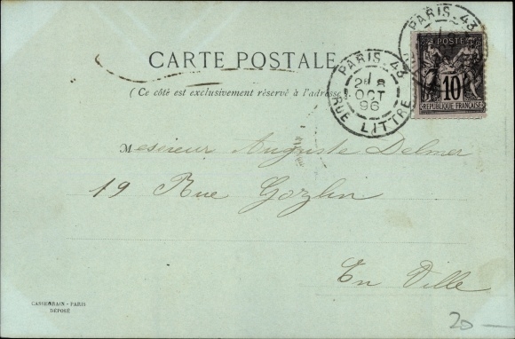 KP Car Rosji Mikołaj II, Portret Paryż 1896