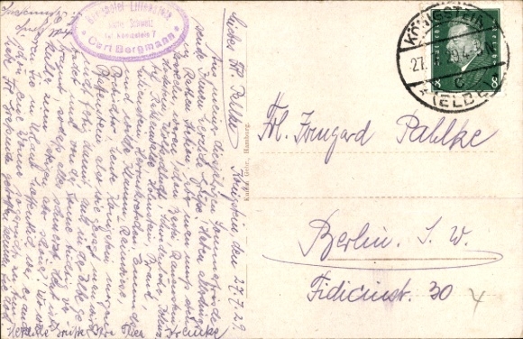 Artist Postcard Wandervögel, Wanderer