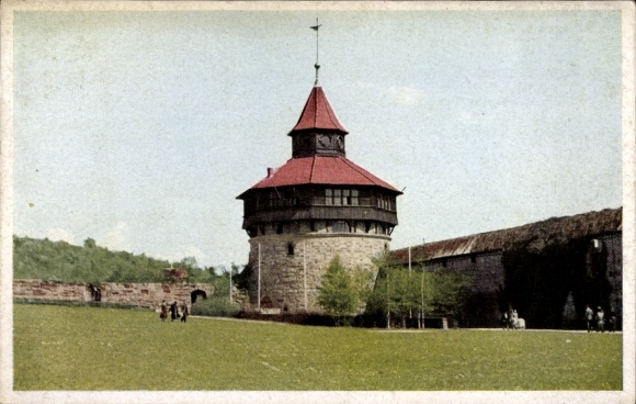 Ak Esslingen am Neckar, Der dicke Turm