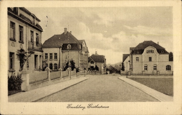 Ansichtkaart Gevelsberg in het Ruhrgebied, Goethestrasse
