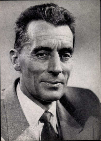 Postcard French physicist Frédéric Joliot-Curie, Nobel prize for chemistry, portrait