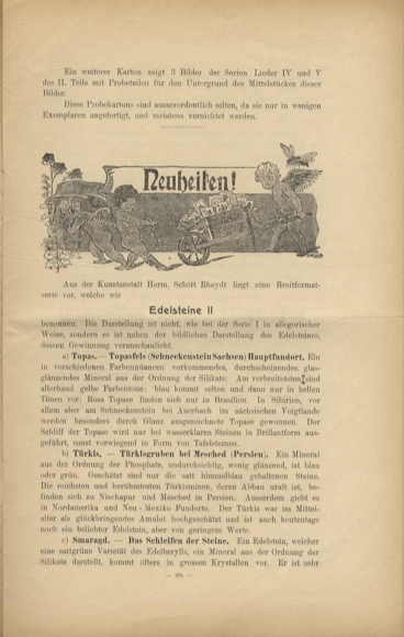 Liebig pictures newspaper advertising Dreser issue 2, volume 10, 1905