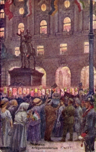 Artysta KP Witt, F., przed Muzeum Wojny, pomnik