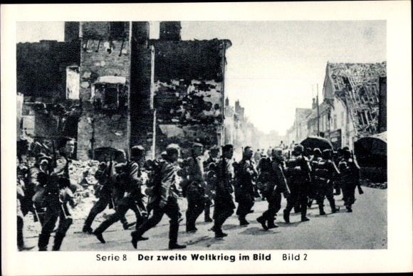 Collection picture The Second World War in the picture, breakthrough in France, advance in France