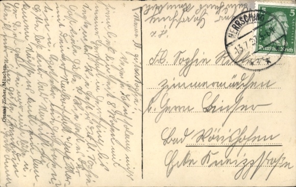 Postcard Dampfer Gisela am Ammersee