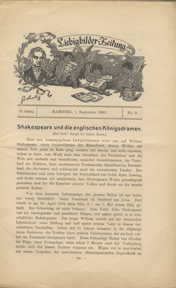 Liebig pictures newspaper advertising Dreser issue 9, volume 10, 1905