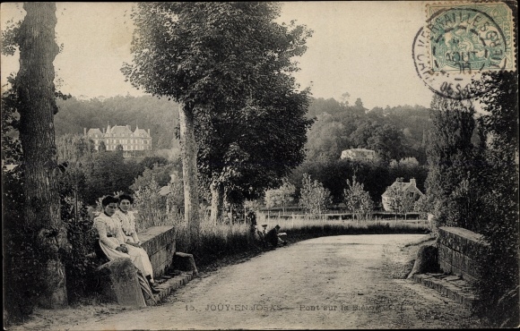 Postcard Jouy en Josas Yvelines, Le Pont