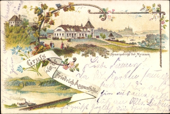 lito Meissen nad Łabą, Spaargebirge, Friedrich-Augusthöhe
