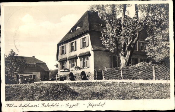 PC Rehefeld Zaunhaus Altenberg in the Ore Mountains, Jägerhof, owner E. Schilling