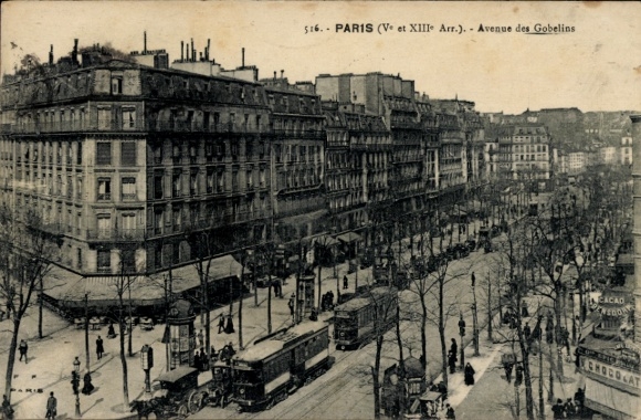 Ak Parijs 13e, Avenue des Gobelins