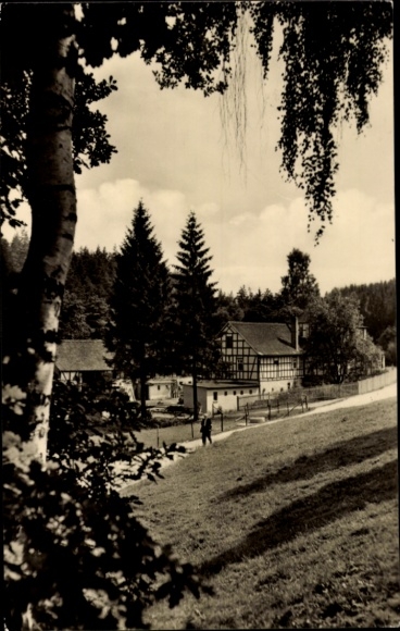 Ak Weißenborn in Thüringen, Das Mühltal, Waldhaus zur Meuschkensmühle