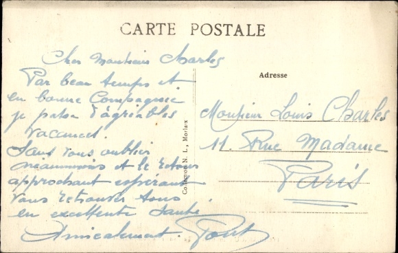 Postcard Plougasnou Finistère, Le Manoir de Pontpiencoat