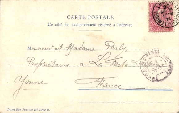 Postcard Liège Liège Wallonia, World Exhibition 1905, French Pavilion, Morocco