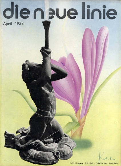 bauhaus the new line. April 1938 cover Else Driessen