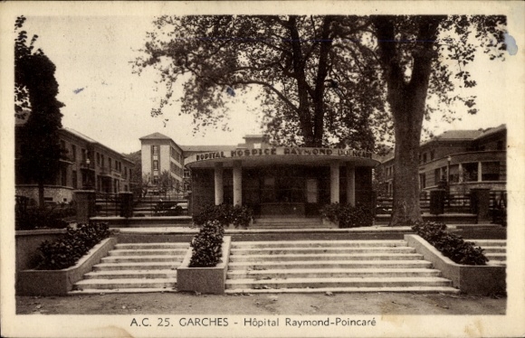 Postcard Garches Hauts de Seine, Raymond Poincaré Hospital