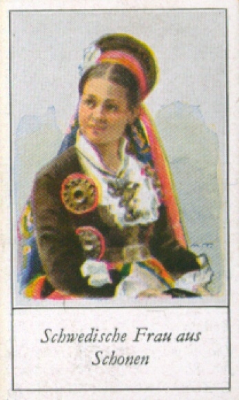 Collective picture The peoples of Europe, a contribution to racial science, 97 Swedish woman from Scania