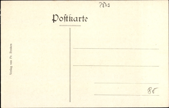 Postcard Dötlingen in Lower Saxony, forest area, trees, forest path