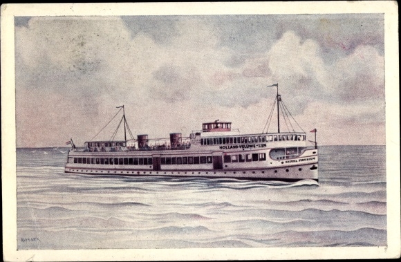 Artist PC Steamer Kasteel Staverden, Holland Veluwe lijn