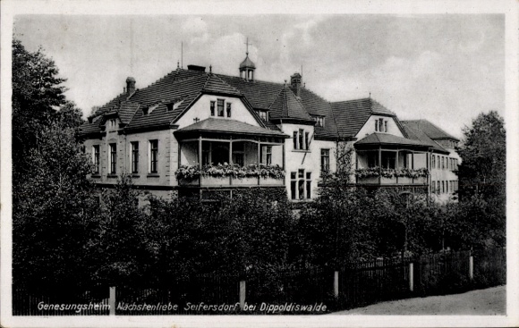 Ak Seifersdorf Dippoldiswalde im Osterzgebirge, Genesungsheim Nächstenliebe