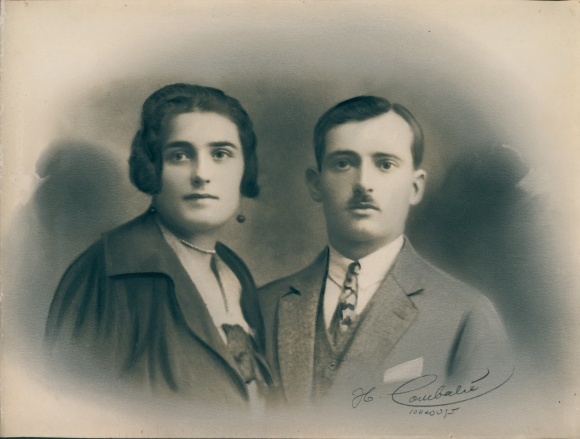 Foto Combalie, Henri, Toulouse, Portrait, Mann und Frau
