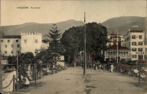 KP Wyspa Funchal Madera Portugalia, scena uliczna