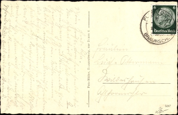 Postcard Flechtorf teaching Lower Saxony, Reich labor service camp Burg Kampen