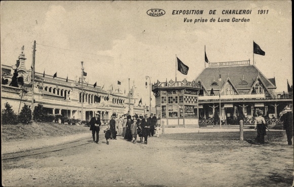 PC Charleroi Wallonia Hainault, Exhibition 1911, Luna Garden