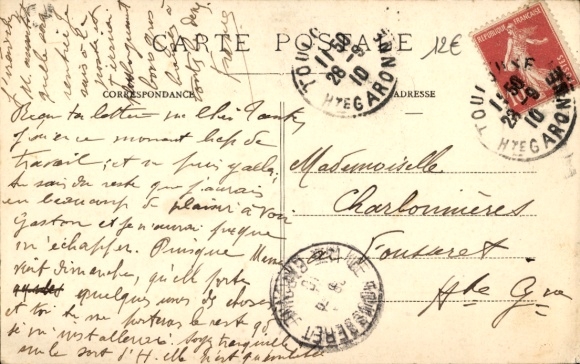CPA Toulouse Haute-Garonne, Rue Alsace Lorraine Le Telegramme