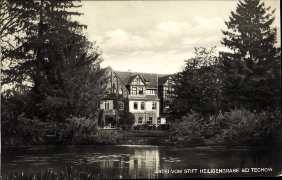 Postcard Heiligengrabe near Techow Wittstock, Abbey of the Stift