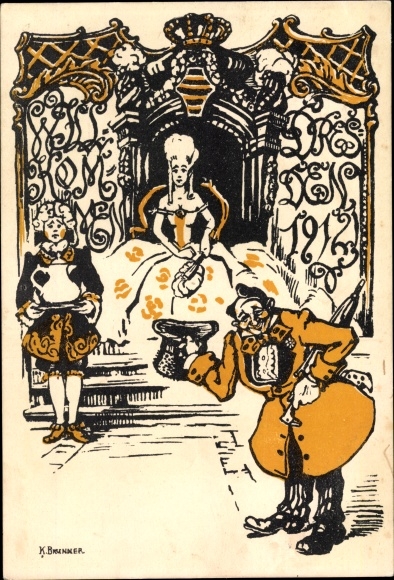Artist PC Dresden, 5th association day of academically trained teachers in Germany, 1912