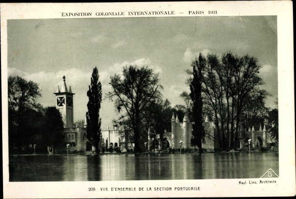Postcard Paris, International Colonial Exhibition 1931, Portuguese Section