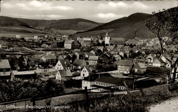 Ak Feudingen Bad Laasphe in Westfalen, Panorama