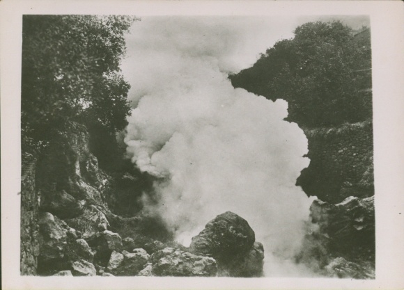 Photo Sicily, Etna, volcanic eruption in 1928