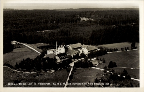Postcard Rothaus Grafenhausen in the Black Forest, aerial photograph
