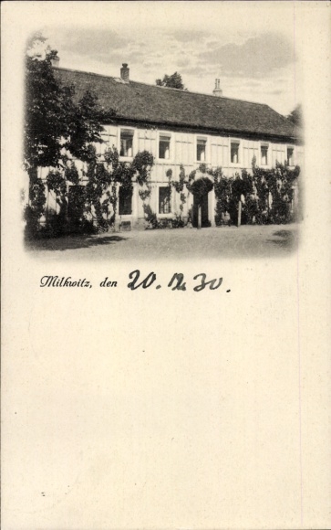 Ak Milkwitz in Sachsen, Gasthaus
