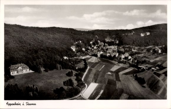 Postcard Eppenhain Kelkheim im Taunus, aerial photograph