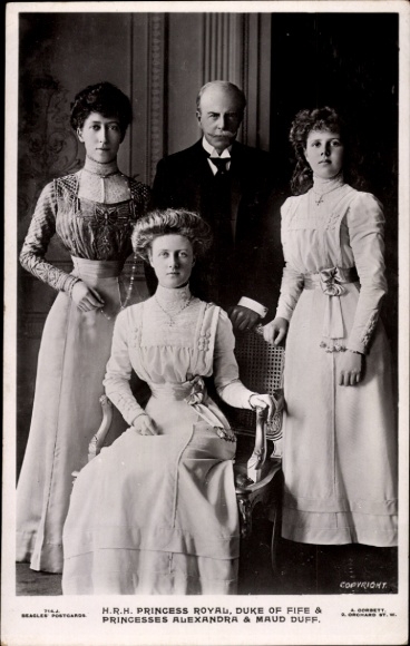 Ak Princess Royal, Duke of Fife, Princesses Alexandra, Maud Duff