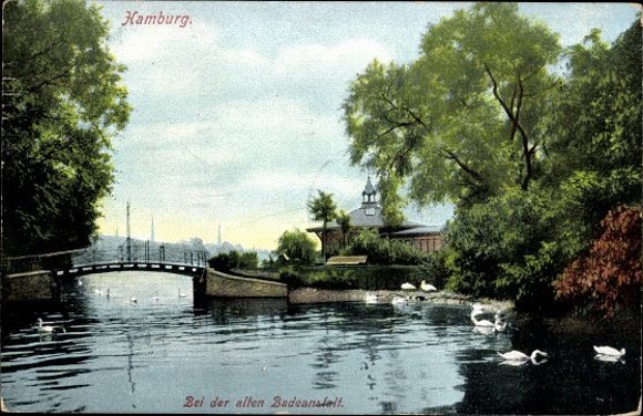 10 old PCs Hamburg, various views, partially painted