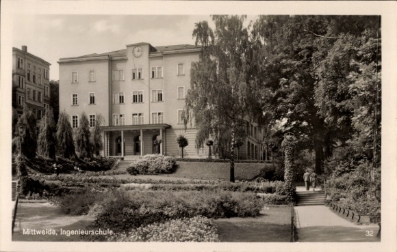 Ak Mittweida in Sachsen, Ingenieurschule