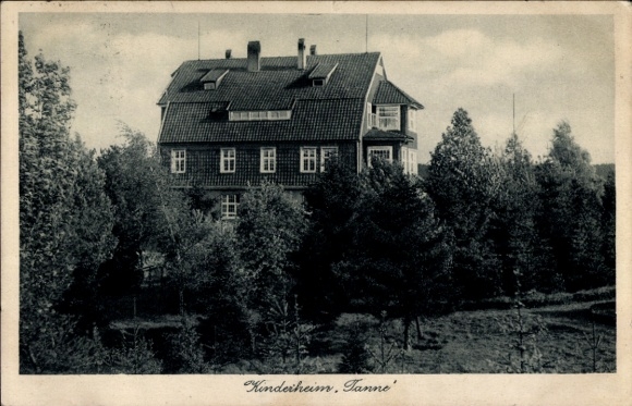 Postcard Tanne Oberharz am Brocken, Children's Home
