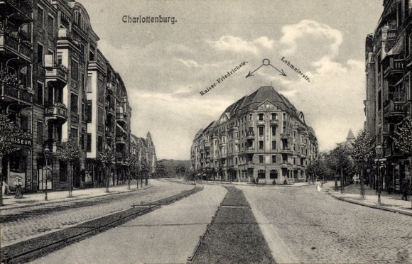 Ak Berlin Charlottenburg, Kaiser-Friedrichstraße